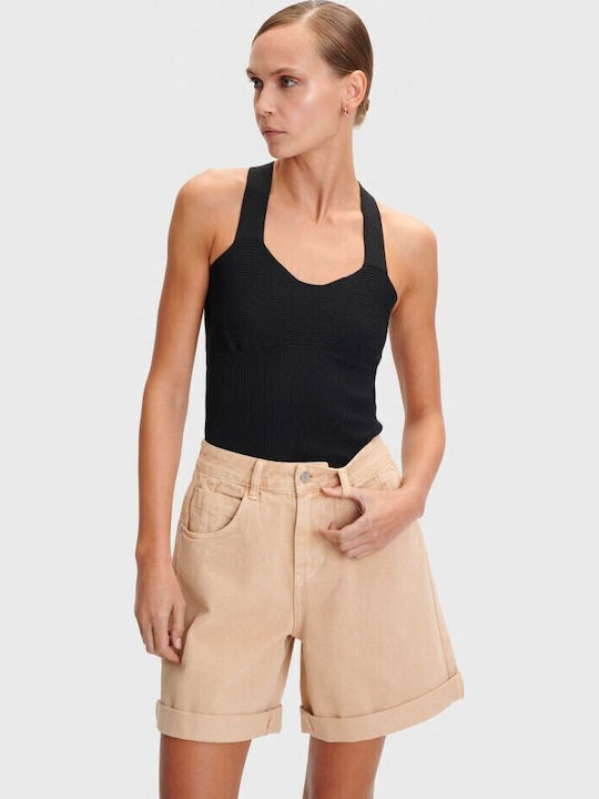 Γυναικεία Βερμούδα Τζιν Beige