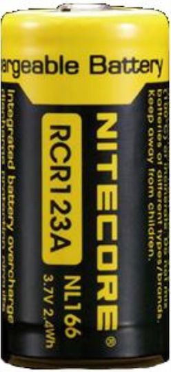 NiteCore NL166 Baterie Reîncărcabilă RCR123A Li-ion 650mAh 3.7V 1buc