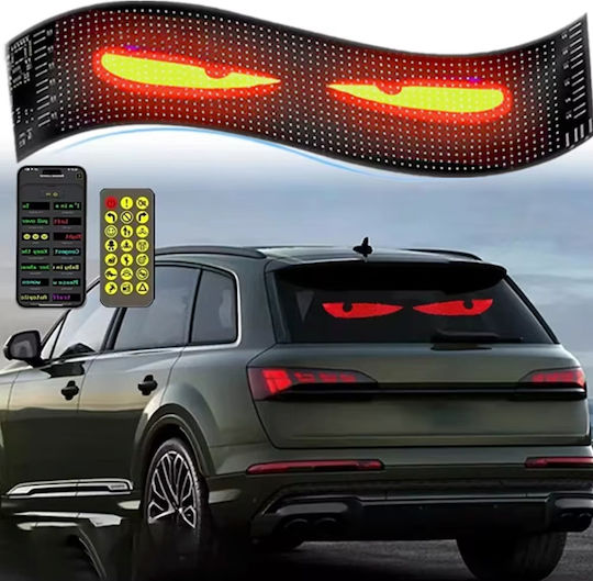 Програмируем RGB LED матричен панел за знаци Flaglight Bluetooth дистанционно управление смартфон приложение 16*144 пиксела IP65 20W 5V 192x1330 мм