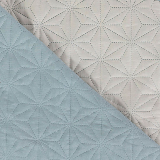Borea Stellar Cuvertură Extra-dublu din Poliester Light Grey-Grey 220x240cm