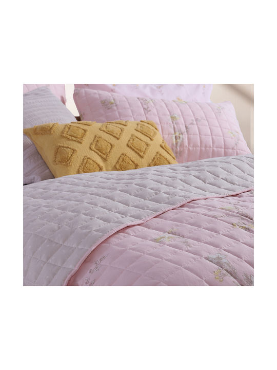 Nef-Nef Homeware Irida Pillowcase Set with Envelope Cover Pink 52x72cm.