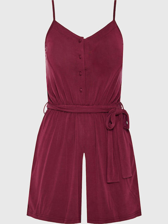 Women's One-piece Shorts Earth Red