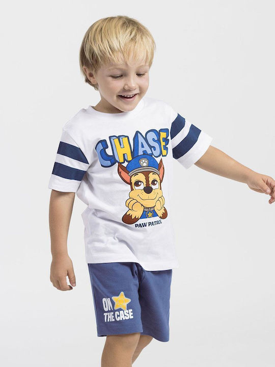Kids' Set with Shorts Summer 2pcs White