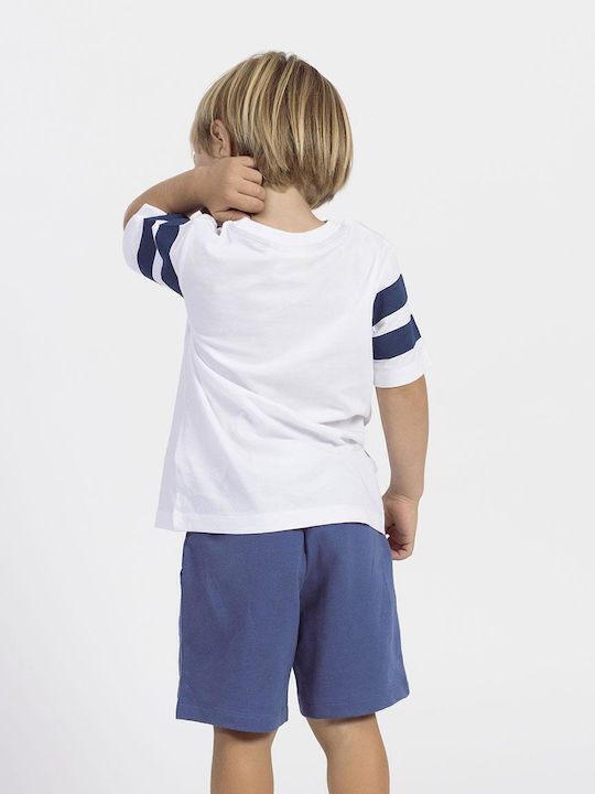 Kids' Set with Shorts Summer 2pcs White