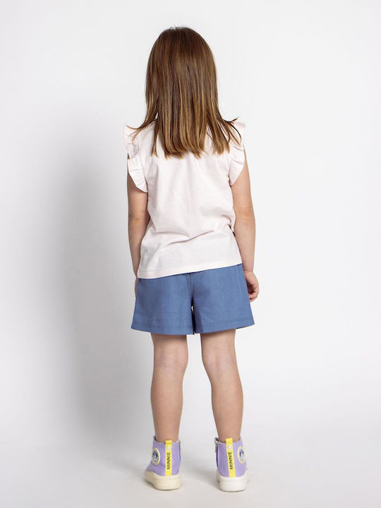 Kids' Set with Shorts Summer 2pcs Pink
