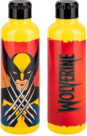 Paladone Wolverine Παιδικό Παγούρι Ανοξείδωτο με Βιδωτό Καπάκι Non Spill 500ml (Διάφορα Σχέδια/Χρώματα)