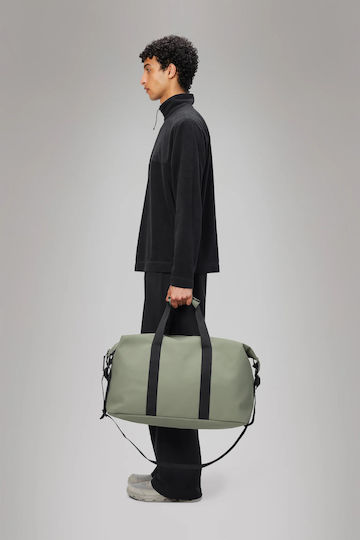 Rains Hilo Weekend Bag Sack Voyage 37lt Green made of Artificial Leather L52xW26xH27cm