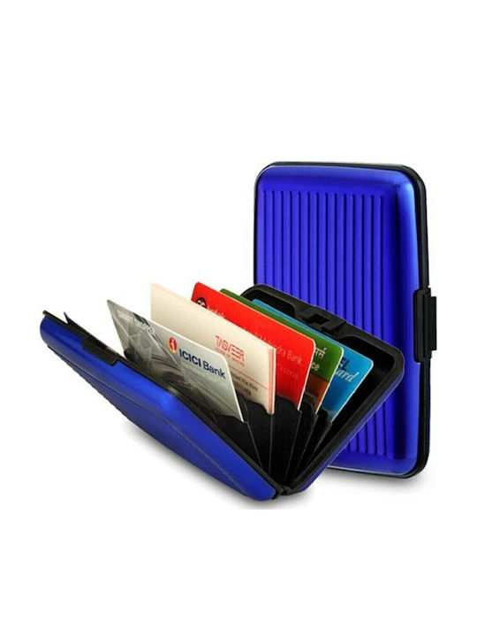 Men's Wallet Cards with RFID Blue
