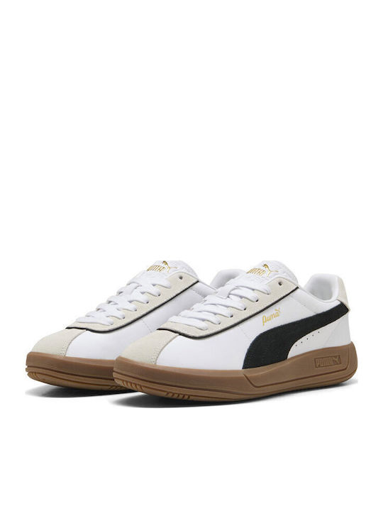 PUMA Club Sneakers White / Black / Warm White