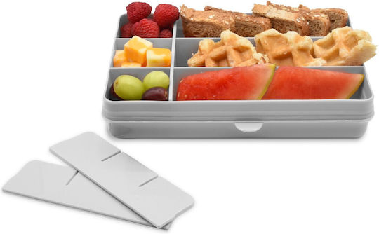 Melii Set de mâncare pentru copii din plastic 1.368lt Gri