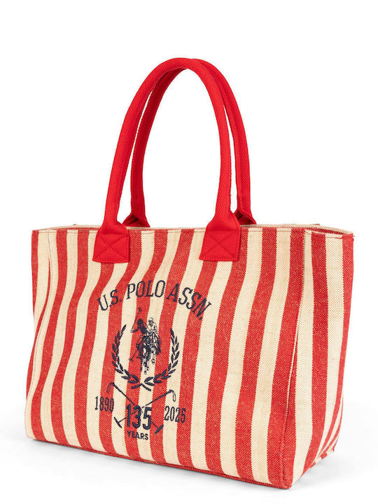 Us Polo Assn Τσάντα Παραλίας Pool Party Red
