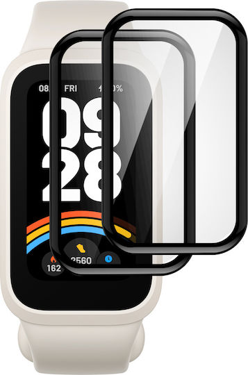 2x Хибридно стъкло Erbord Xiaomi Smart Band 9 Active