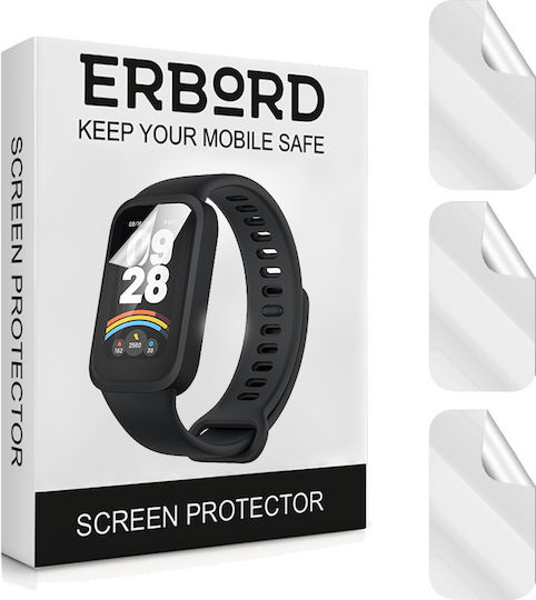 3x Φύλλο Υδρογέλης Erbord Xiaomi Smart Band 9 Active