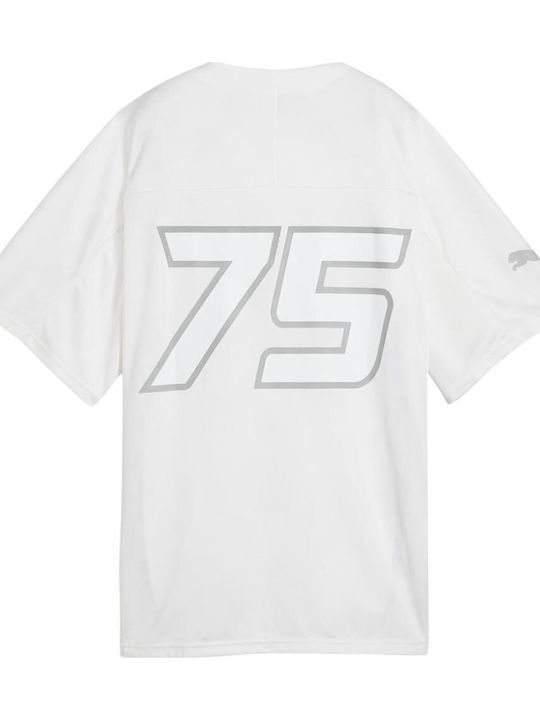 Jer-she Γυναικείο Αθλητικό Oversized T-shirt Λευκό