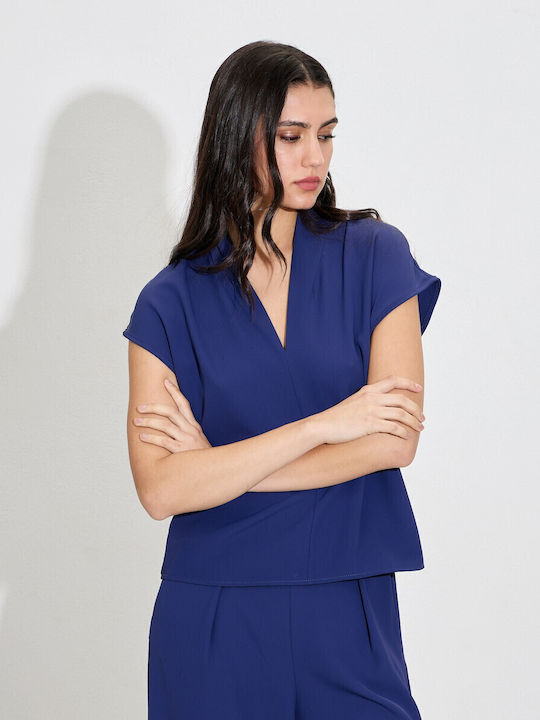 Damen Bluse Kurzärmelig RWA