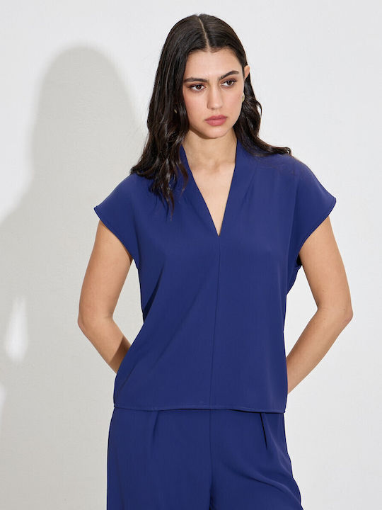 Damen Bluse Kurzärmelig RWA