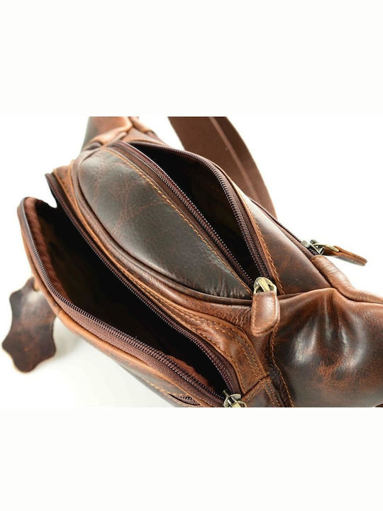 Piele Bum Bag pentru Talie Maro