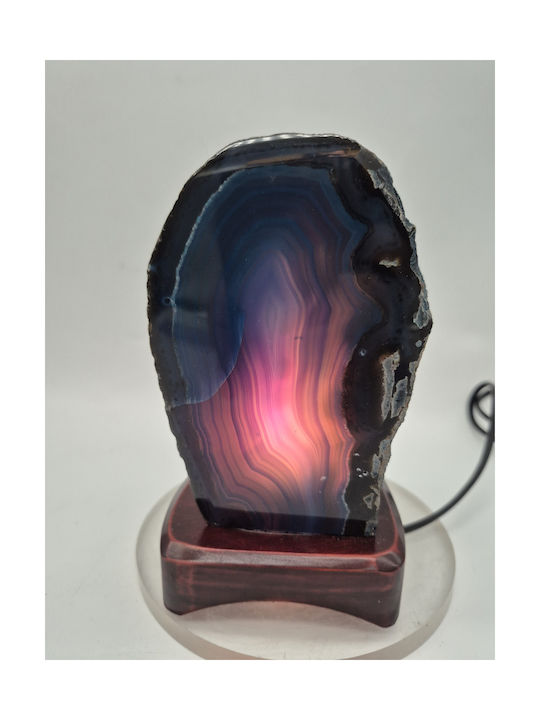 Lampă decorativă de interior Agate Albastru Violet Nuanțe Crystal Palace
