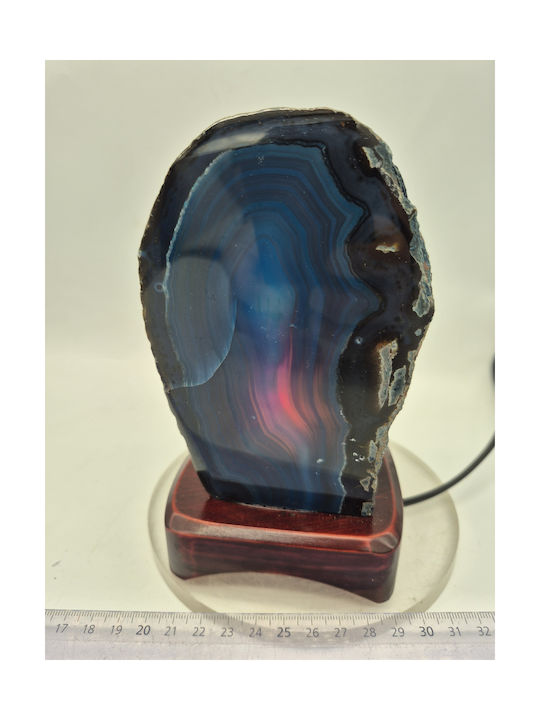 Lampă decorativă de interior Agate Albastru Violet Nuanțe Crystal Palace