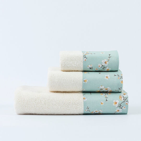 Borea Bath Towel Set 3pcs Jasmine Ecru