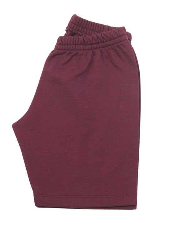 Kids' Shorts/Bermudas Fabric Bordeaux - Burgundy