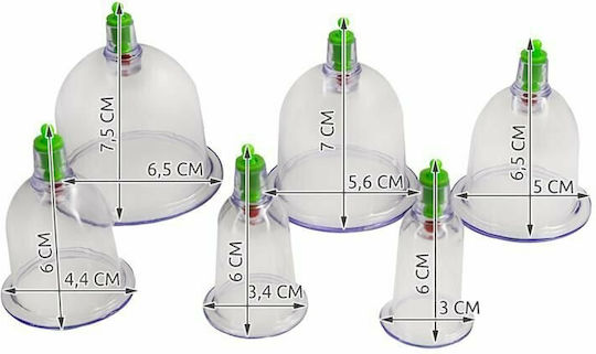 Acp Therapeutic Device Suction Cups Against Cellulite Wrinkles 12pcs