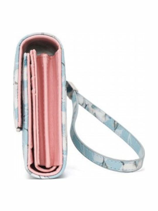 Leder Damen Geldbörse Klassisch Blau