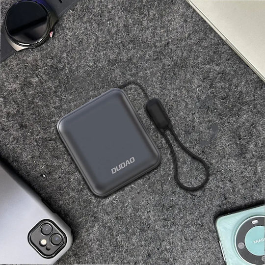 Dudao K22+ Power Bank 10000mAh 22.5W με Θύρα USB-C Power Delivery Γκρι