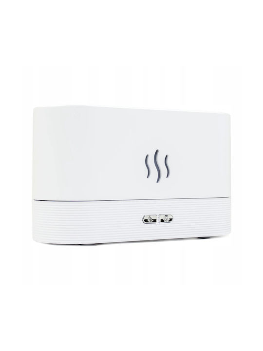Led Συσκευή Αρωματοθεραπείας Humidifier Night Light Aroma Λευκή 180ml 122236846