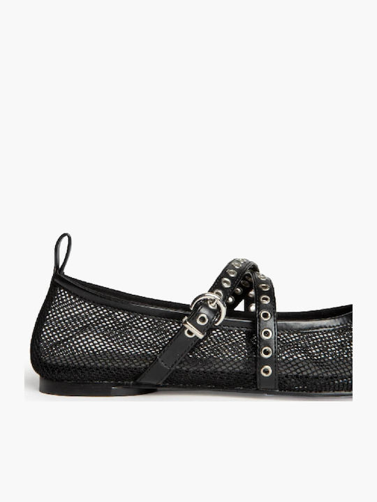 Damen Ballerinas in Schwarz Farbe
