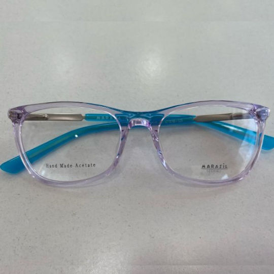 Marasil Transparent Kindlich Kunststoff Brillenrahmen 585 C5