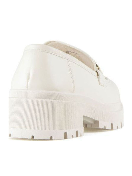 Дамски Loafers в Бежов Цвят moc-JRX-190 (crm)