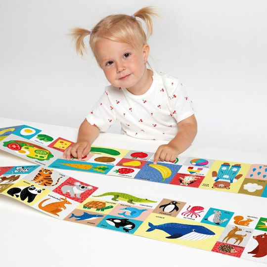 Banana Panda 2 Große Bildungs-Akkordeonbücher Kleine Bibliothek 100 Erste Wörter 12m+