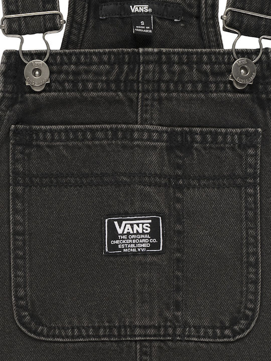Fustă Salopetă pentru Copii din Denim Neagră