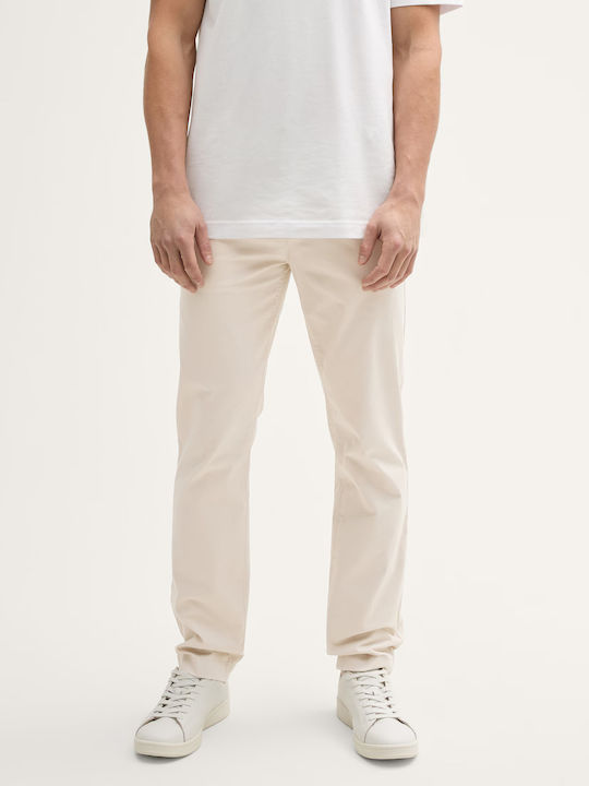 Trousers Chino Elastic in Regular Fit Beige