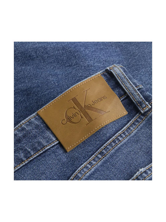 Men's Jeans Pants Elastic with Slim Tapered Fit Blue