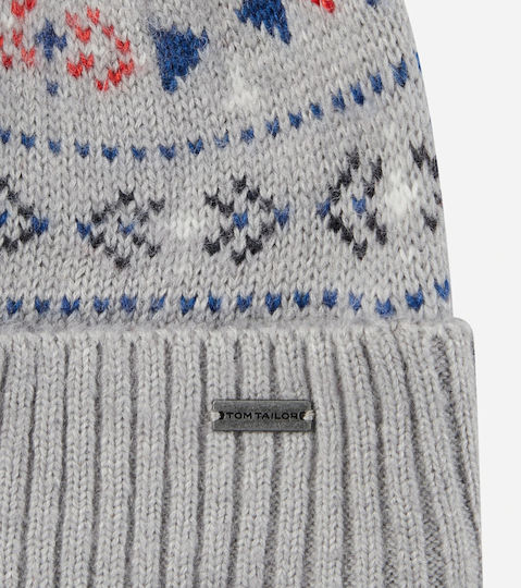 Beanie Beanie Knitted in Gray color