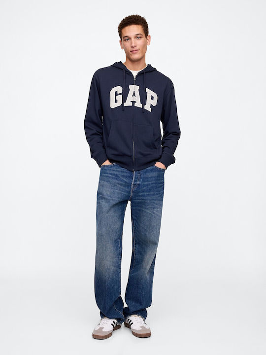 Ζακέτα με Κουκούλα Tapestry Navy