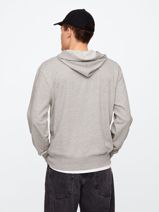 Sweatshirt with Hood Heather Gray