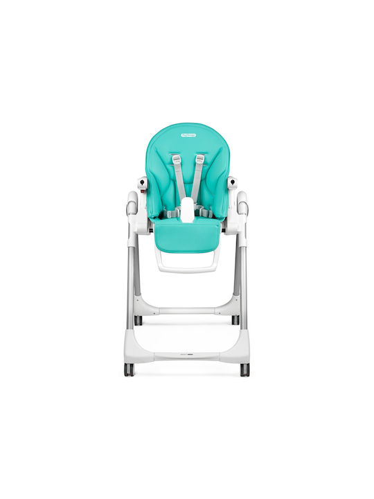 Peg Perego Prima Pappa Follow Me Αναδιπλούμενο Καρεκλάκι Φαγητού με Ρυθμιζόμενο Ύψος Tahiti