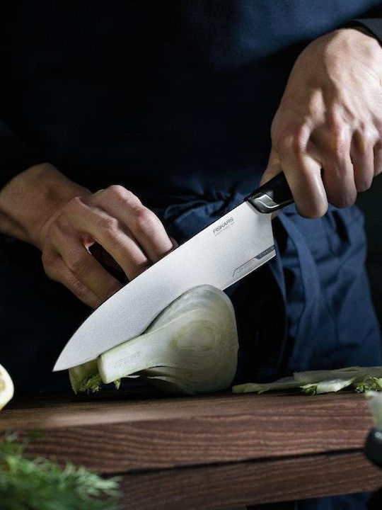 Fiskars Μαχαίρι Chef από Ανοξείδωτο Ατσάλι 20cm
