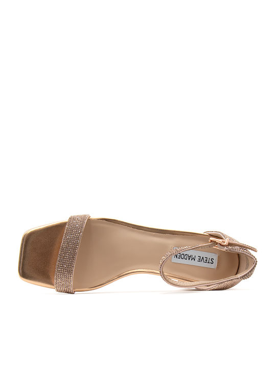 Sandalen mit Strass Rosa
