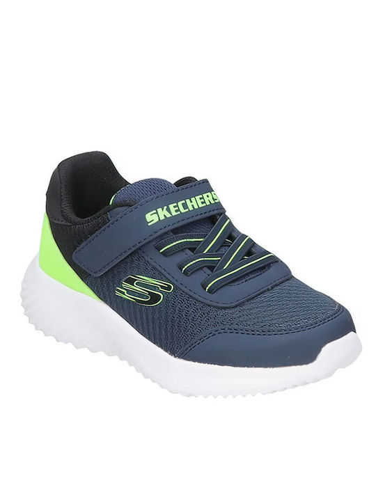 Bounder Kids Sneakers with Scratch Navy Blue