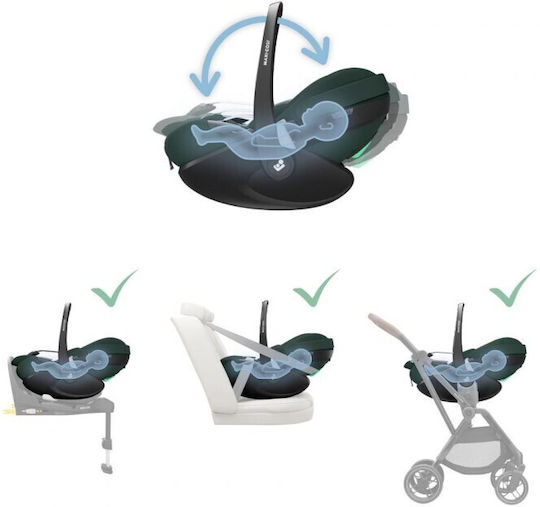 Maxi-Cosi Pebble 360 Pro² Baby Car Seat i-Size with Isofix Twillic Green 0-13 kg