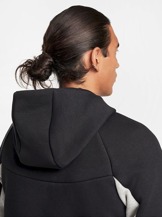Tech Tech Fleece Hoodie Jacket Black/Grey
