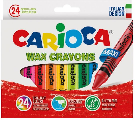 Carioca Σετ Κηρομπογιές με 6 Χρώματα