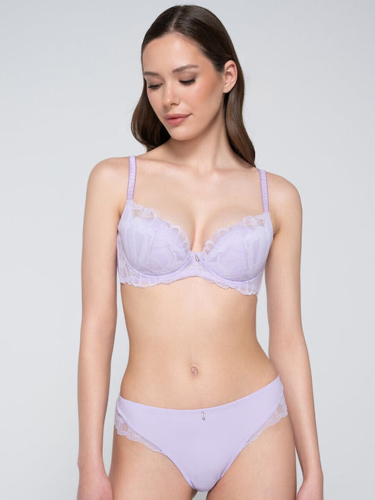 Melody Balconette Balconette Bra with Light Padding Lilac