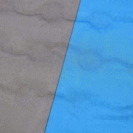Nils Self-Inflating Single Camping Sleeping Mat 195x60cm Thickness 5cm in Blue color