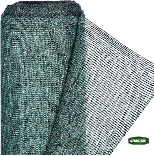 Grasher Ε125 Rectangular Plasă de umbră Verde pe Rulou 3x50m 125gr/m²