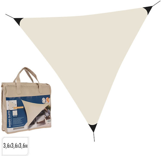 Триъгълник Shade Sail Бежов 3.6x3.6m